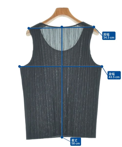 PLEATS PLEASE（プリーツプリーズ）ブラウス 黒 サイズ:3(L位) レディース/2200641329074