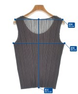 PLEATS PLEASE（プリーツプリーズ）ブラウス 茶 サイズ:3(L位) レディース/2200641329081