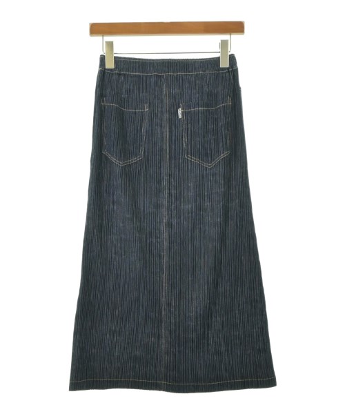 PLEATS PLEASE（プリーツプリーズ）ロング・マキシ丈スカート 紺 サイズ:2(M位) レディース/2200641575013
