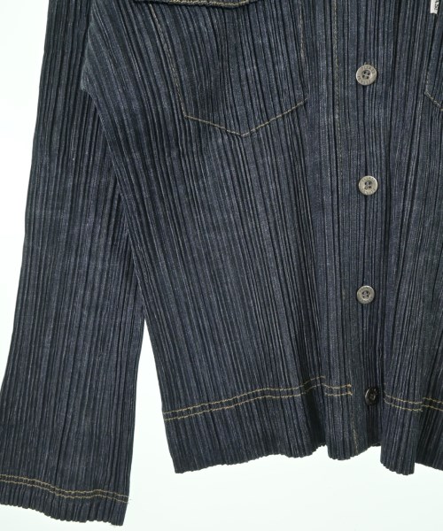 PLEATS PLEASE（プリーツプリーズ）ブルゾン 紺 サイズ:3(L位) レディース/2200641575020