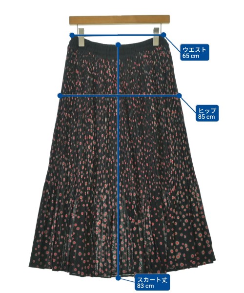 PLEATS PLEASE（プリーツプリーズ）ロング・マキシ丈スカート 黒 サイズ:4(XL位) レディース/2200641948039
