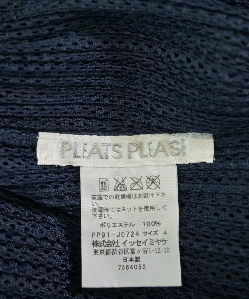 PLEATS PLEASE（プリーツプリーズ）カジュアルシャツ 紺 サイズ:-(XL位) レディース/2200643629059