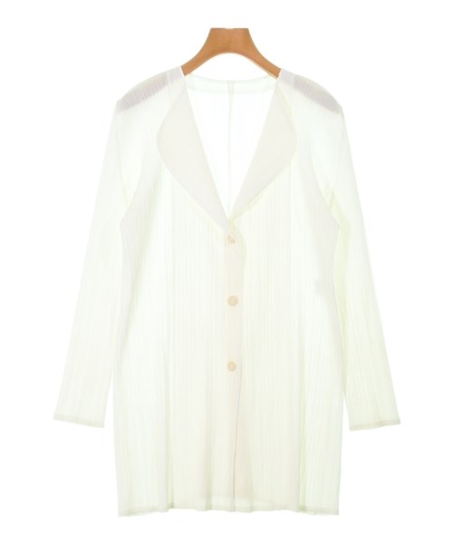 PLEATS PLEASE プリーツチュニック　ホワイト 　サイズ3 PLEATS PLEASE ISSEY MIYAKE #spc プリーツプリーズ イッセイミヤケ