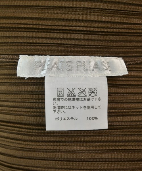 PLEATS PLEASE（プリーツプリーズ）ブラウス 茶 サイズ:3(L位) レディース/2200643629097