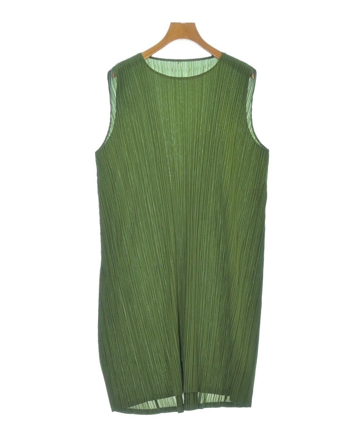 PLEATS PLEASE（プリーツプリーズ）ワンピース 緑 サイズ:-(M位