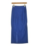 PLEATS PLEASE（プリーツプリーズ）ロング・マキシ丈スカート 青 サイズ:3(L位) レディース/2200621459029