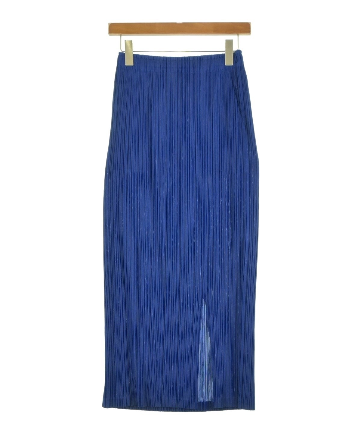 PLEATS PLEASE ロングスカート PLEATS PLEASE（プリーツプリーズ）ロング・マキシ丈スカート 青