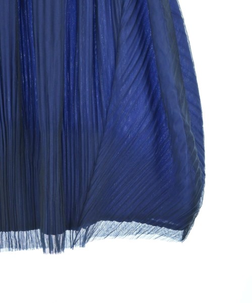PLEATS PLEASE（プリーツプリーズ）ひざ丈スカート 紺 サイズ:3(L位) レディース/2200622989112