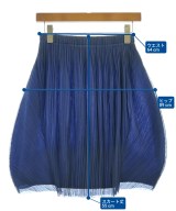 PLEATS PLEASE（プリーツプリーズ）ひざ丈スカート 紺 サイズ:3(L位) レディース/2200622989112
