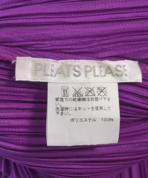 PLEATS PLEASE（プリーツプリーズ）ワンピース 紫 サイズ:3(L位) レディース/2200623046036