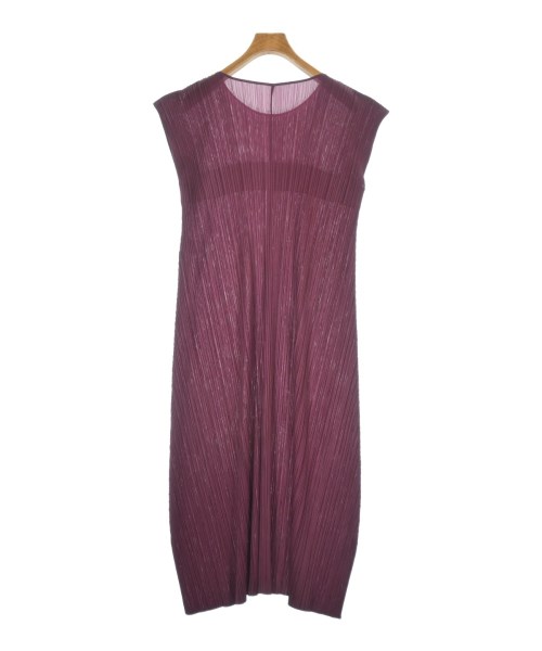 PLEATS PLEASE（プリーツプリーズ）ワンピース 紫 サイズ:3(L位) レディース/2200623556023