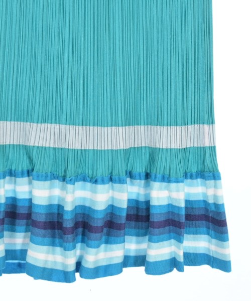 PLEATS PLEASE（プリーツプリーズ）ひざ丈スカート 緑 サイズ:3(L位) レディース/2200623707098