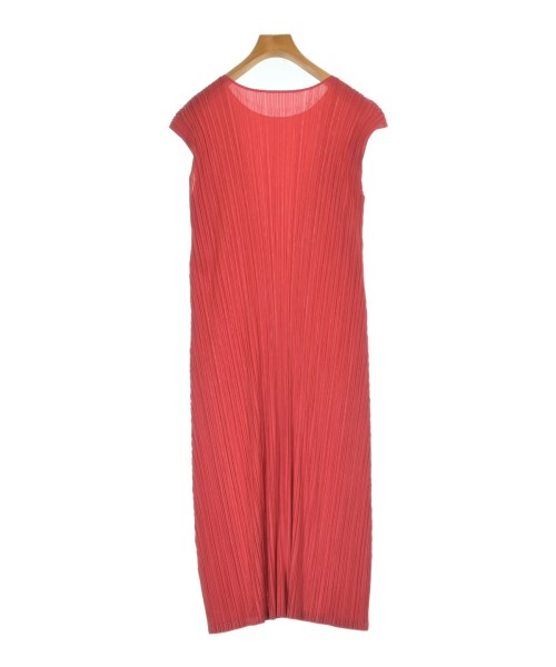 PLEATS PLEASE（プリーツプリーズ）ワンピース 赤 サイズ:3(L位) レディース/2200624230021