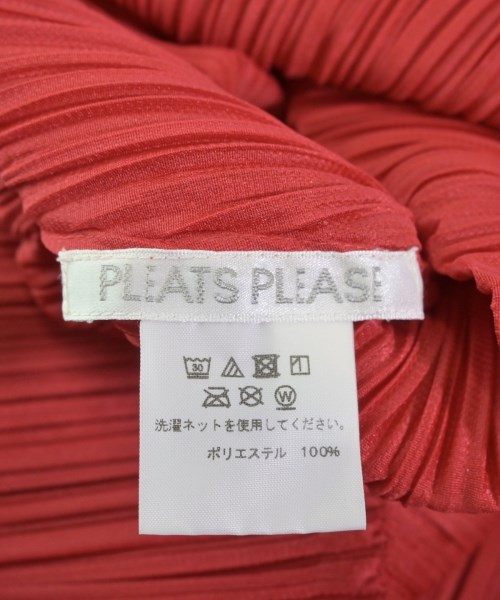 PLEATS PLEASE（プリーツプリーズ）ワンピース 赤 サイズ:3(L位) レディース/2200624230021