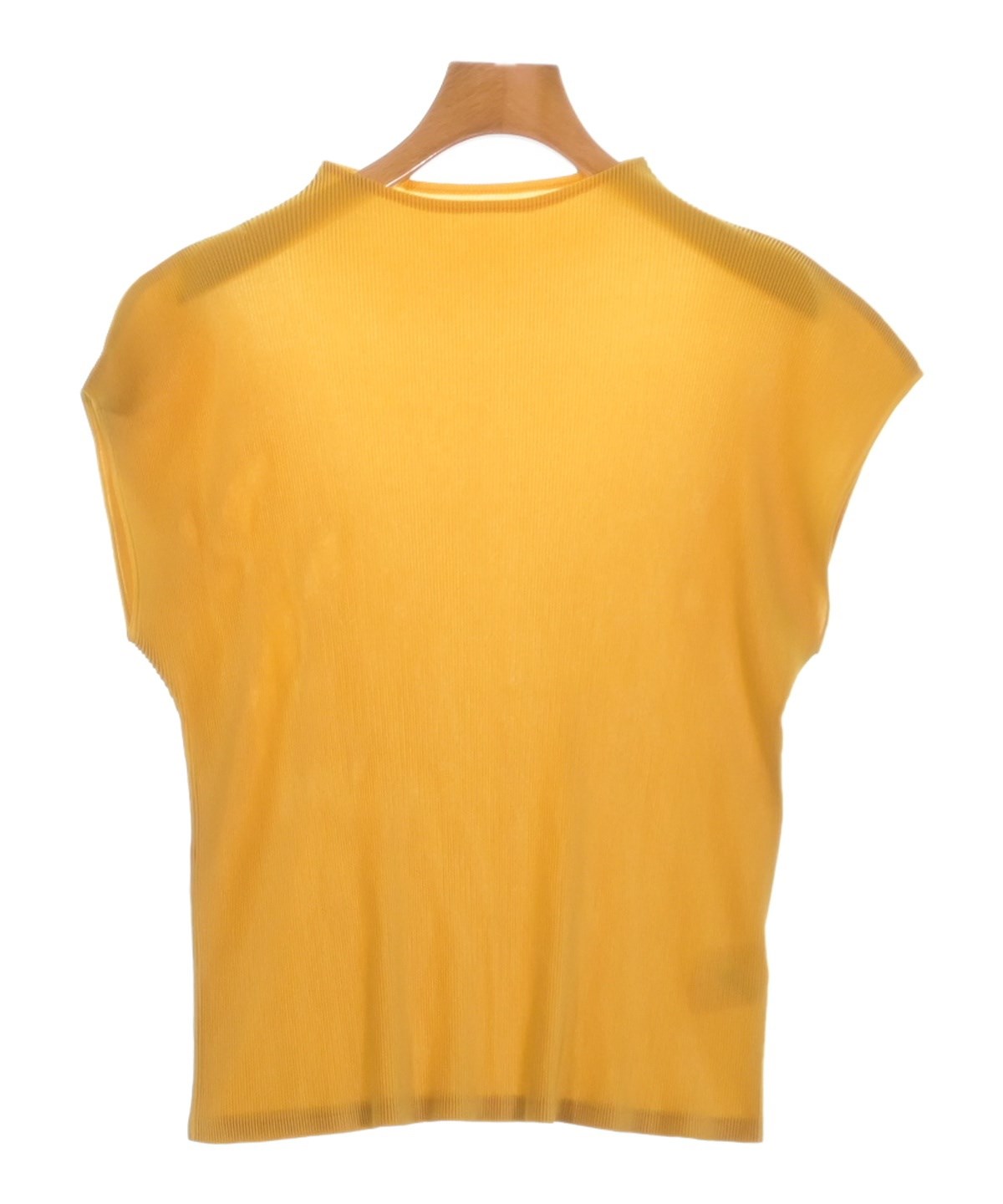 激レア！！PLEATS PLEASE ⭐︎プリーツプリーズ⭐︎カットソー PLEATS PLEASE（プリーツプリーズ）ブラウス 黄 サイズ:-(XS位