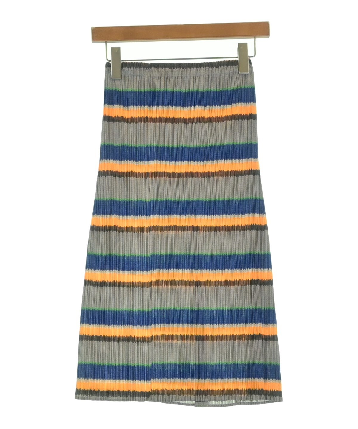 PLEATS PLEASE（プリーツプリーズ）ひざ丈スカート グレー サイズ:2(M