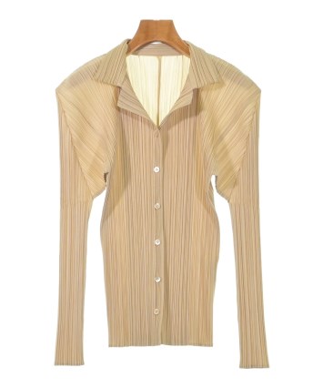 PLEATS PLEASE（プリーツプリーズ）ブラウス ベージュ サイズ:4(XL位