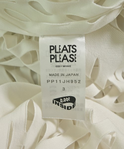 PLEATS PLEASE（プリーツプリーズ）ワンピース 白 サイズ:3(L位) レディース/2200627499029