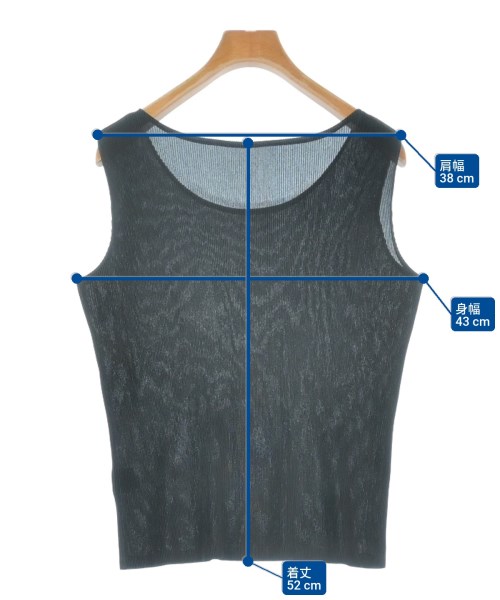 PLEATS PLEASE（プリーツプリーズ）カジュアルシャツ 黒 サイズ:3(L位) レディース/2200628398048