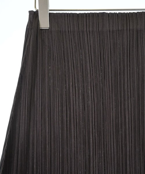 PLEATS PLEASE（プリーツプリーズ）ロング・マキシ丈スカート 茶 サイズ:1(S位) レディース/2200628812148