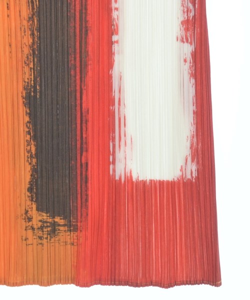 PLEATS PLEASE（プリーツプリーズ）ロング・マキシ丈スカート オレンジ サイズ:3(L位) レディース/2200628931030