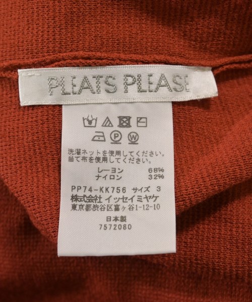 PLEATS PLEASE（プリーツプリーズ）ニット・セーター 赤 サイズ:3(L位) レディース/2200629801080