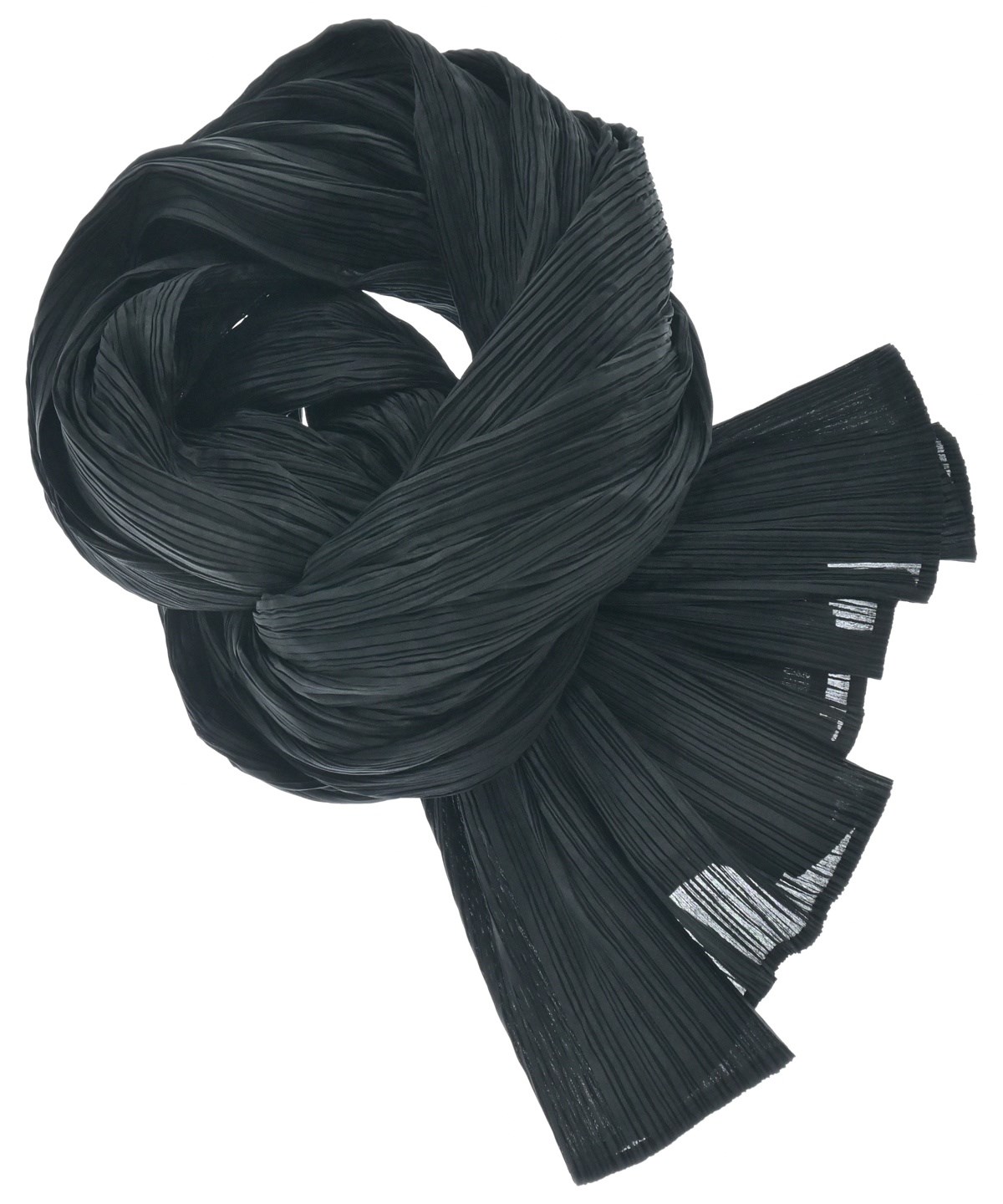 PLEATS PLEASE（プリーツプリーズ）ストール 黒 サイズ:- レディース