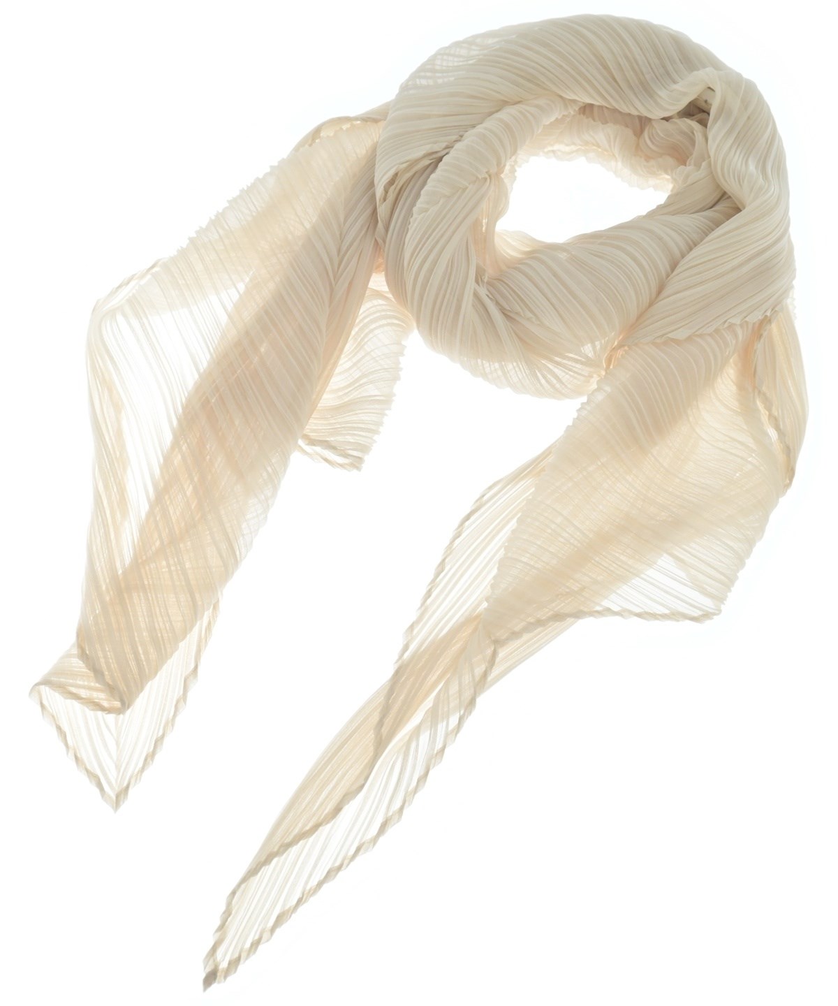 PLEATS PLEASE（プリーツプリーズ）ストール ベージュ サイズ