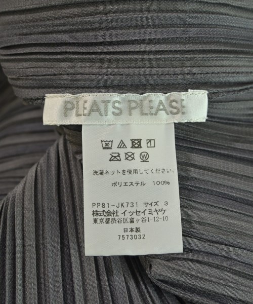 PLEATS PLEASE（プリーツプリーズ）カジュアルシャツ グレー サイズ:3(L位) レディース/2200633056148