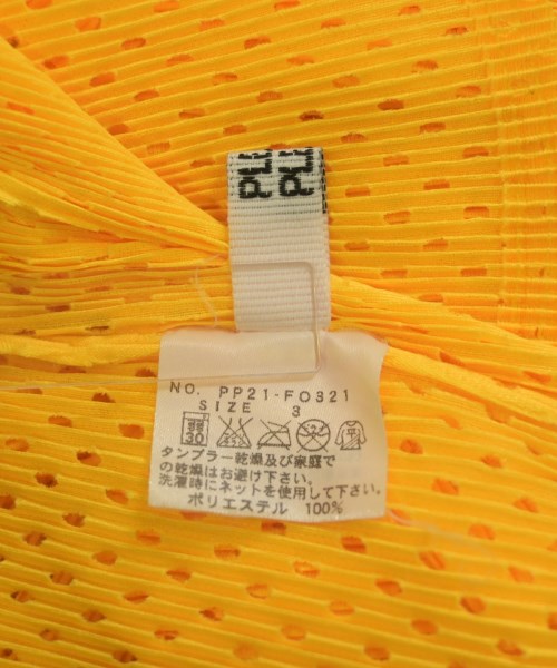 PLEATS PLEASE（プリーツプリーズ）カジュアルシャツ 黄 サイズ:3(L位) レディース/2200631329015