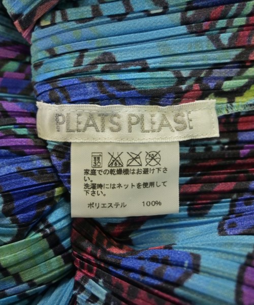 PLEATS PLEASE（プリーツプリーズ）カジュアルシャツ 青 サイズ:3(L位) レディース/2200631329039