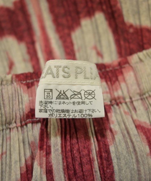 PLEATS PLEASE（プリーツプリーズ）ロング・マキシ丈スカート 赤 サイズ:3(L位) レディース/2200631329046