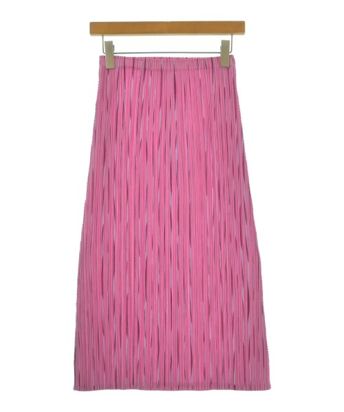 PLEATS PLEASE（プリーツプリーズ）ロング・マキシ丈スカート ピンク サイズ:1(S位) レディース/2200631329060