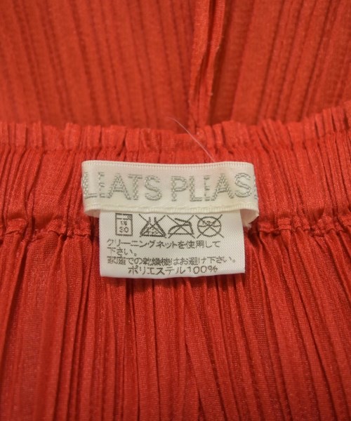 PLEATS PLEASE（プリーツプリーズ）ロング・マキシ丈スカート 赤 サイズ:2(M位) レディース/2200631329077