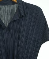 PLEATS PLEASE（プリーツプリーズ）カジュアルシャツ 紺 サイズ:4(XL位) レディース/2200610041075