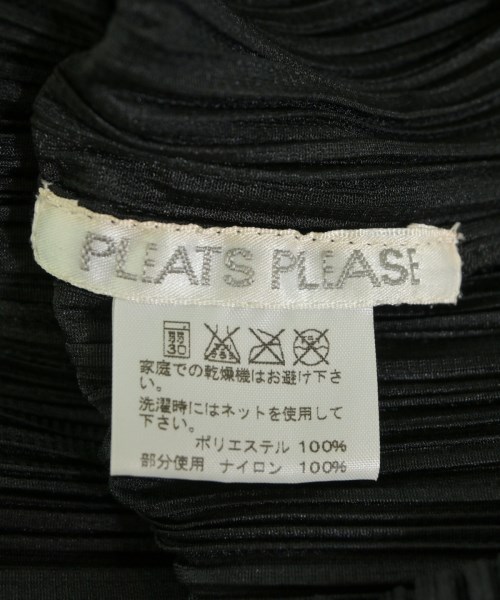 PLEATS PLEASE（プリーツプリーズ）カジュアルシャツ 黒 サイズ:3(L位) レディース/2200610041099