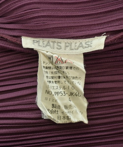 PLEATS PLEASE（プリーツプリーズ）カジュアルシャツ 紫 サイズ:4(XL位) レディース/2200611586032