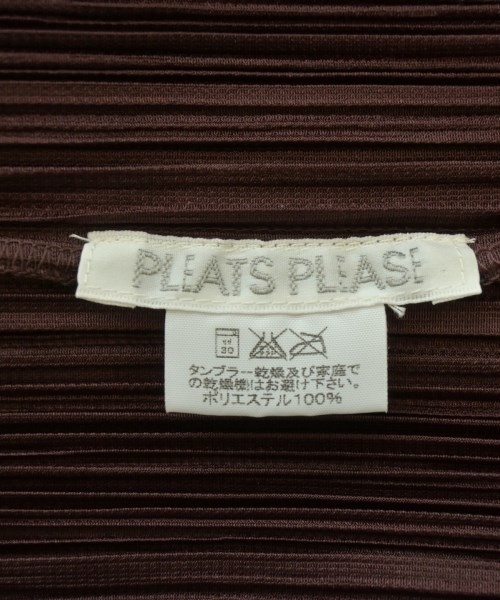 PLEATS PLEASE（プリーツプリーズ）カジュアルシャツ 茶 サイズ:3(L位) レディース/2200611586049