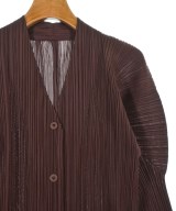 PLEATS PLEASE（プリーツプリーズ）カジュアルシャツ 茶 サイズ:3(L位) レディース/2200611586049