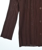 PLEATS PLEASE（プリーツプリーズ）カジュアルシャツ 茶 サイズ:3(L位) レディース/2200611586049