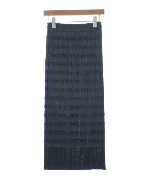 PLEATS PLEASE（プリーツプリーズ）ロング・マキシ丈スカート 紺 サイズ:3(L位) レディース/2200615189161