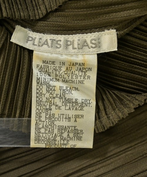 PLEATS PLEASE（プリーツプリーズ）ブラウス カーキ サイズ:3(L位) レディース/2200615194011