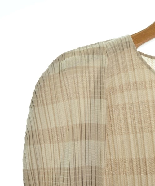 PLEATS PLEASE（プリーツプリーズ）ワンピース ベージュ サイズ:3(L位) レディース/2200619208011