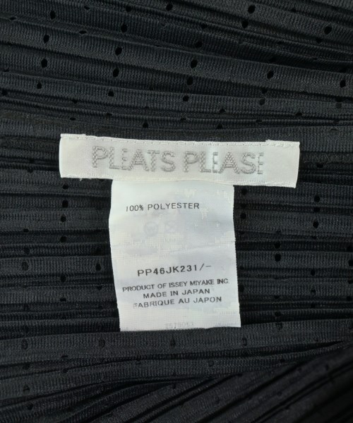 PLEATS PLEASE（プリーツプリーズ）ブラウス 黒 サイズ:F レディース/2200619208042