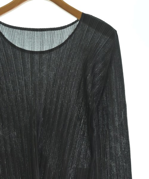 PLEATS PLEASE（プリーツプリーズ）カジュアルシャツ 黒 サイズ:3(L位) レディース/2200620216081