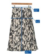 PLEATS PLEASE（プリーツプリーズ）ひざ丈スカート 白 サイズ:2(M位) レディース/2200620777223