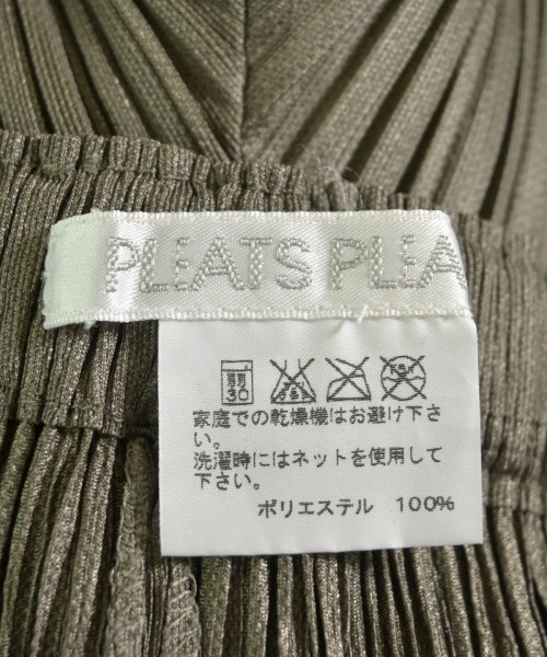 PLEATS PLEASE（プリーツプリーズ）クロップドパンツ カーキ サイズ:2(M位) レディース/2200620914024