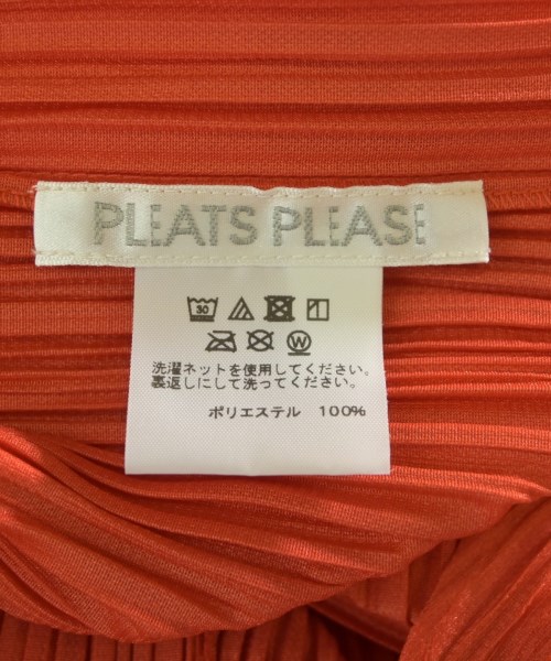 PLEATS PLEASE（プリーツプリーズ）ワンピース オレンジ サイズ:3(L位) レディース/2200620914116