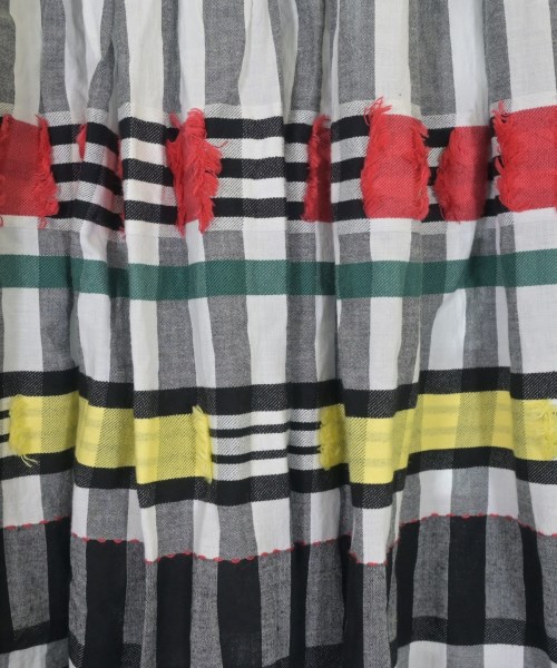 me ISSEY MIYAKE（ミーイッセイミヤケ）ひざ丈スカート 白 サイズ:-(M位) レディース/2200620914123