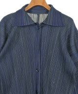 PLEATS PLEASE（プリーツプリーズ）カジュアルジャケット 紺 サイズ:3(L位) レディース/2200608307121